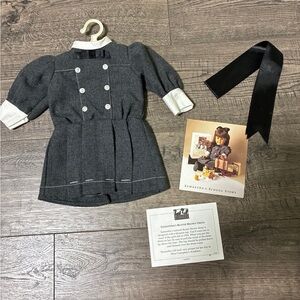 American girl pleasant company Samantha parkington buster brown school dress bow